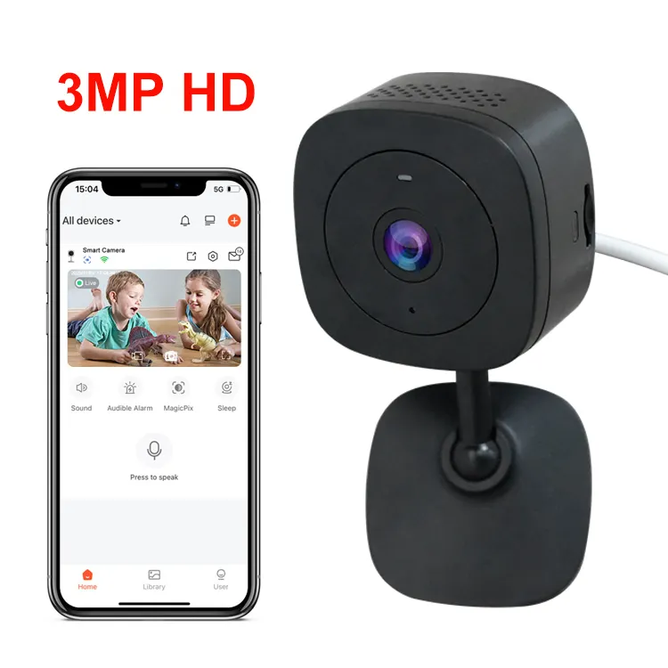mini Camera IP Wifi Camera With Cloud Storage Function 3MP mini Camera