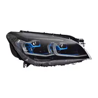 Actualización para BMW Serie 7 F02 2013-2015 Conjunto de Faros LED DRL con Señal de Giro, Lente de Doble Haz e Iluminación Dinámica