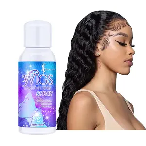 Private Label Extreme Hold Glueless Lace Wig Melting Glue Spray And Remove Wig Adhesive Kit