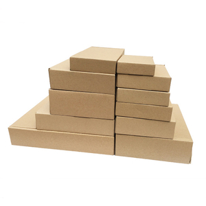 Boîte d'expédition en cartons de carton avec logo personnalisé Boîte postale Ensemble de cosmétiques kraft Boîtes d'emballage en carton ondulé pour le publipostage de cosmétiques pour les soins de la peau - Product Image 3