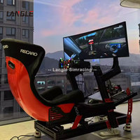 Bon simulateur de conduite directe Sim simulateur de vol Cockpit manette de vitesse à dégagement rapide volant simulateur de course de mouvement