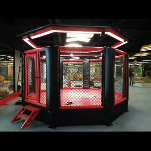 Cage octogonale en acier détachable sur mesure à bas <span class=keywords><strong>prix</strong></span> pour MMA, <span class=keywords><strong>UFC</strong></span>, boxe, lutte, entraînement en salle de sport - Product Image 1