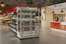 Kimay <span class=keywords><strong>ตู้</strong></span><span class=keywords><strong>แช่</strong></span>ลายดอกไม้แบบหลายชั้นตู้แช่ตู้เย็นเชิงพาณิชย์ - Product Image 6