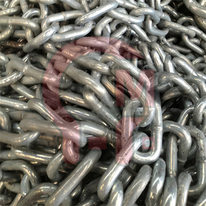 Hlm nhúng nóng mạ kẽm U1 U2 U3 tàu biển mở liên kết Neo chuỗi studless liên kết chuỗi tiêu chuẩn biển Neo chuỗi - Product Image 6