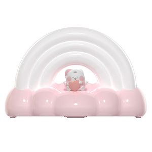 Veilleuse arc-en-ciel <span class=keywords><strong>pour</strong></span> enfants, veilleuse mignonne <span class=keywords><strong>pour</strong></span> enfants, lampe LED ABS à changement de couleur, rechargeable par USB, lampe décorative de chevet - Product Image 1