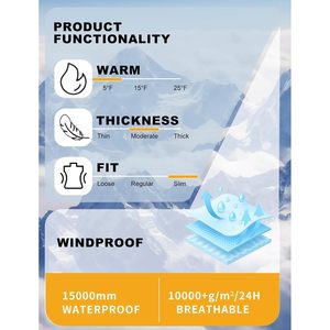 Pantalons de ski pour femmes sur mesure, coupe slim, imperméables, isolés, blancs, taille XS, 15k imperméables, 10k - Product Image 6