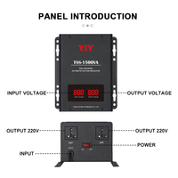 Monophasé puissance 1500va montage mural climatiseur 1.5kva servo automatique régulateur de tension stabilisateur 220v Ac 230V 120v