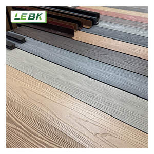 WPC cavo 140x23mm, impermeabile resistente ai raggi UV a doppio colore ad alta lucentezza tappata pavimentazione composita per giardino esterno paesaggio - Product Image 5