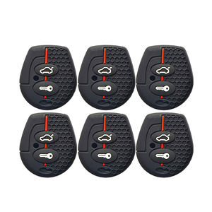 Étui de protection de <span class=keywords><strong>clé</strong></span> de voiture en silicone à <span class=keywords><strong>2</strong></span> boutons pour Polo Golf Passat Bora Sharan pour VW - Product Image 3