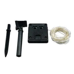 Guirnalda <span class=keywords><strong>de</strong></span> Luces <span class=keywords><strong>Solares</strong></span> Kanlong con Cable <span class=keywords><strong>de</strong></span> Cobre, LED Cálidos, 5M 50LED, 10M 100LED, 20M 200LED, Impermeables, para Interiores/Exteriores, Decoración Navideña - Product Image 3