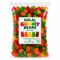 Fabricant de bonbons gélifiés en marque blanche OEM, bonbons aux fruits personnalisés, pectine, carraghénane, bonbons en vrac, option halal