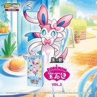 Liqi Chinois Zhu&zi Cartes TCG Pokémon Eevee PTCG Pikachu 151 Cartes Coffret Gemme VOL.2 Pack Diffusion en Direct Jeu Animé Cadeau pour Enfant