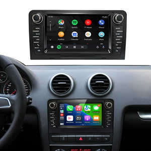Autoradio da 7 Pollici con Android Auto Integrato, CarPlay Wireless, Mirror Link, Connessione USB per <span class=keywords><strong>Audi</strong></span> A3 8P 2003-2012 - 1 Anno di <span class=keywords><strong>Garanzia</strong></span> - Product Image 1
