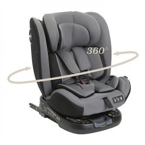 Siège auto bébé rotatif à 360 degrés certifié CE, siège de sécurité pour nourrisson et tout-petit, coussin de poussette lavable et ventilé - Product Image 1