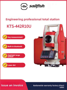 Estación Total KTS-442R10U Sin Prisma, Alcance de 1000 Metros, Intrínsecamente Segura, a Prueba de Explosiones, Aplicaciones Mineras, Prisma Integrado - Product Image 1