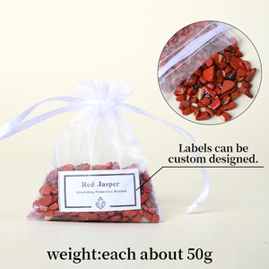 Wholesale Natural Healing Crystal Stones Semi-precious Crystal Gravel Chips Stone Bag for Souvenir - Product Image 2