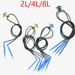 Akıllı otomatik sera kök sulama damla hidroponik damla sulama sistemi 4 şube dirsek damla bahis ok damlatıcı seti - Product Image 2