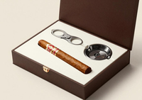 Fabricant de boîtes à cigares sur mesure en gros - Emballage rigide en carton pour cigares avec estampage à chaud et insert en EVA