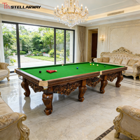 STELLARWAY Ensemble de billard élégant européen DS-02 Table de billard en ardoise haut de gamme Fabrication OEM directe Table de billard commerciale