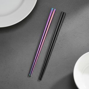 Palillos Chinos, Japoneses y Coreanos Personalizados de Acero Inoxidable Dorado con Logotipo Grabado con Láser - Product Image 3