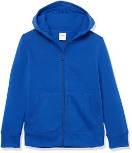 <span class=keywords><strong>Sweat</strong></span>-shirt en polaire à capuche bleu marine zippé pour garçons et tout-petits de la marque Manufacturer Essentials - Product Image 2
