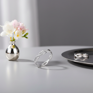 Asscher Cut Infinity Cluster anello rodio e oro placcato con CZ stile Hip-Hop moda taglia 10 - Product Image 3