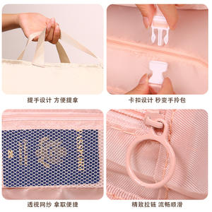 Year More 7 In 1 Travel Storage Bag 72x44x10cm Hanging <b>Compression</b> Organizer For Leisure Travel Neutral Gender Solid Color - Product Image 4