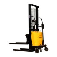Transpalette semi-électrique hydraulique Jichuan Walkie Rider 2000 kg avec déplaceur latéral hydraulique et élévateur de palettes
