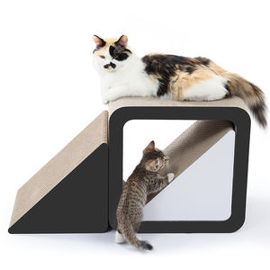 3-em-1 salão de recarga de arranhador de gato de papelão reversível para arranhar gatos - Product Image 5