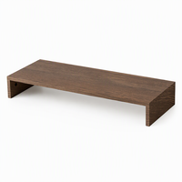 Support de moniteur en bois pour bureau, 500x200x45mm, avec rangement pour ordinateur portable, pour bureau