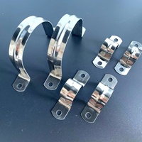 Collier de serrage en U en acier inoxydable 201 304 à deux trous, support Omega de 106 mm pour tuyaux PE - Vente en gros