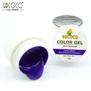 20200a GDCOCO 12 Farben 5ml LED & UV Gel Kit LED Nail Art Pure Color Gel Lackfarben UV Gel Nagellack Fabrik einweichen