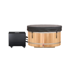 Bañera de Cedro Rojo para Inmersión en Frío, Baño de Hielo de Madera para Spa Familiar, Venta al Por Mayor - Product Image 2