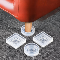 Coussinets de chaise, accessoires de mobilier, protège-pieds en silicone antidérapants, adhésifs, réglables, réutilisables pour armoire, table basse, 40 mm, vente en gros