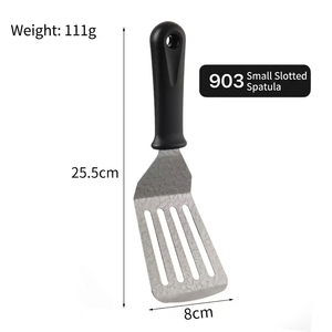 DF30 Metal <b>Putty</b> Knives Black Handles Durable Household Hand Tools Food turner Kitchen tools Spatula shovel Contents - Product Image 4
