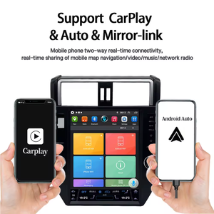 Lelv Android xe đài phát thanh âm thanh Máy nghe nhạc 12 inch với <span class=keywords><strong>Bluetooth</strong></span> GPS cho Toyota Prado 2010 2013 <span class=keywords><strong>Car</strong></span> DVD <span class=keywords><strong>Player</strong></span> - Product Image 2