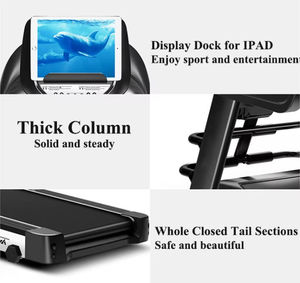 YX Wholesale Foldable Commercial 46cm Large <b>Running</b> <b>Machine</b> Equipment <b>Home</b> Use Gym Fitness Motorized Treadmill - Product Image 5
