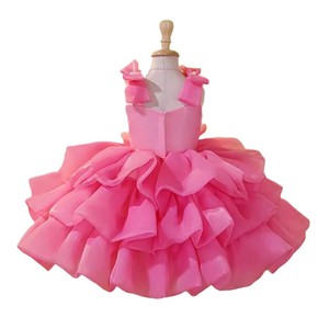 Nuovo Abito da Principessa per il Primo Compleanno 2026 per Bambine, con Decorazioni Floreali all'<span class=keywords><strong>Uncinetto</strong></span> in Lino, per Matrimoni, Cerimonie e Spettacoli di Pianoforte - Product Image 5