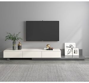 Noordse design klassieke <span class=keywords><strong>tv</strong></span>-meubelset, vloermodel, houten kast, meerdere opbergruimtes, modern, eenvoudig, woonkamer, slaapkamer, salontafel - Product Image 5