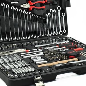 Juego de llaves de combinación de zócalo de trinquete de <span class=keywords><strong>202</strong></span> piezas, juego de llaves inglesas de combinación <span class=keywords><strong>Crv</strong></span>, herramientas - Product Image 3