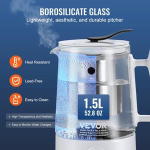 DB Wholesale 1.5 L/52.8 oz Large Capacity Hydrogen Generator Water <b>Kettle</b> <b>USB</b> and Gas Powered PEM and SPE - Product Image 5