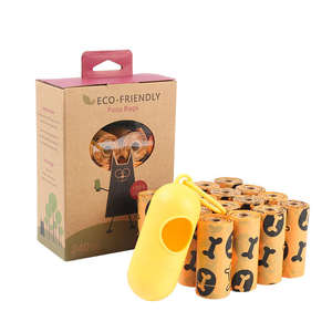 Hot Selling Eco Friendly Dog <b>Poop</b> <b>Bag</b> High Quality Colorful Biodegradable Pet <b>Poop</b> <b>Bags</b> - Product Image 1