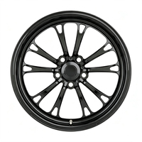 Nueva Llanta de Aleación Forjada Multirradio Negra Brillante para Todoterreno, Personalizada, con PCD, Offset y Ancho Ajustables, para Camionetas y SUVs