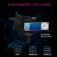 Nouvelle vente directe d'usine RDH Light Japon Malaisie Australie Système d'éclairage automobile 40W S8 Phare à lentille de projecteur LED de 2,5 pouces