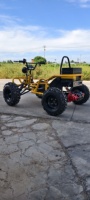 Nouveau kart électrique tout-terrain monoplace, buggy des dunes à transmission par chaîne, buggy de course pour adultes avec pneus larges pour parc d'attractions