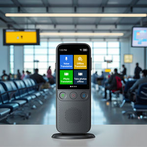 Traducteur vocal OEM T10 Pro, fournisseur B2B, <span class=keywords><strong>traduction</strong></span> en temps réel/hors ligne, 138 langues, taux de change, ChatGPT, commandes en gros bienvenues, écran OLED - Product Image 1