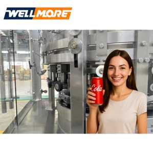 Có ga máy nước giải khát có thể làm đầy máy có thể niêm phong máy có thể đóng Gói máy - Product Image 3