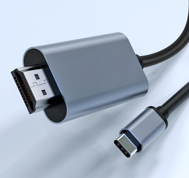 Dual USB C to HD Cable 8K Type C to DP 1.4 Cable 8K 60Hz 4K 144Hz Video Adapter