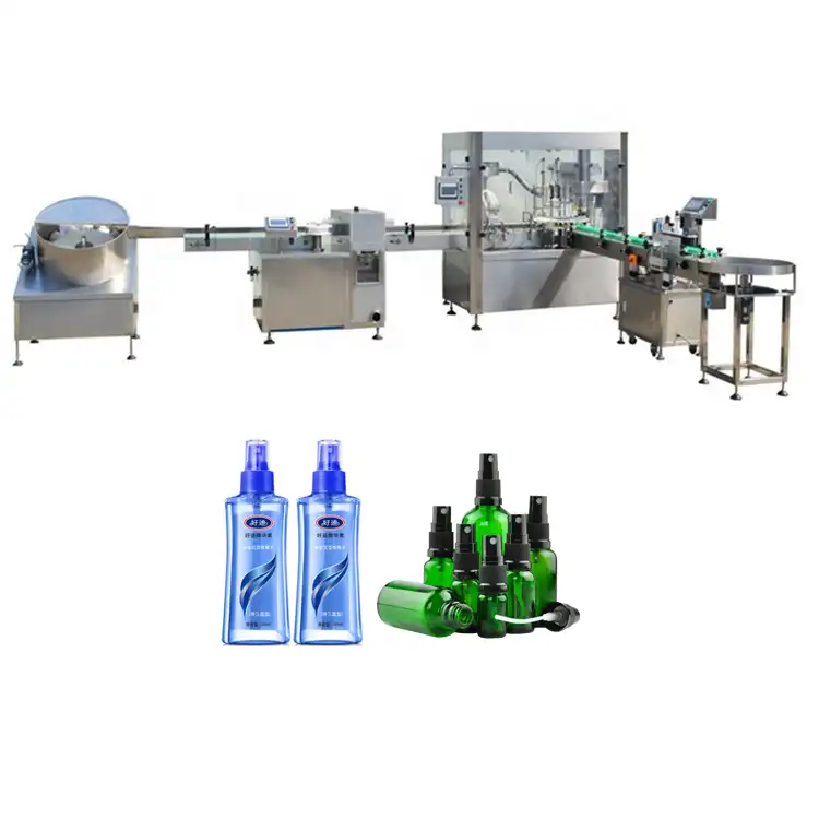 JB-P2 Professional automatic liquid spray spray bottle fragrance spray filling and capping machine with CE