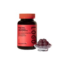IJzerrijk Hemoglobine Suikervrije Fruit Fudge Gummy 240g OEM Private Label Aanpassing Grensoverschrijdend Bestseller Verbeterd